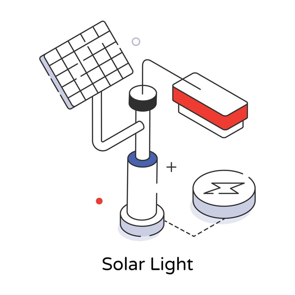 trendiges Solarlicht vektor