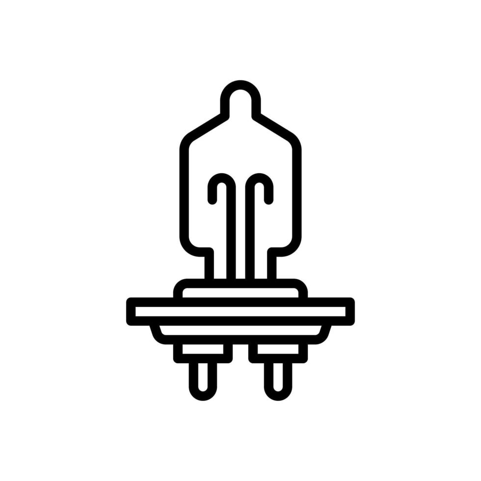 bil Glödlampa ikon för din hemsida, mobil, presentation, och logotyp design. vektor