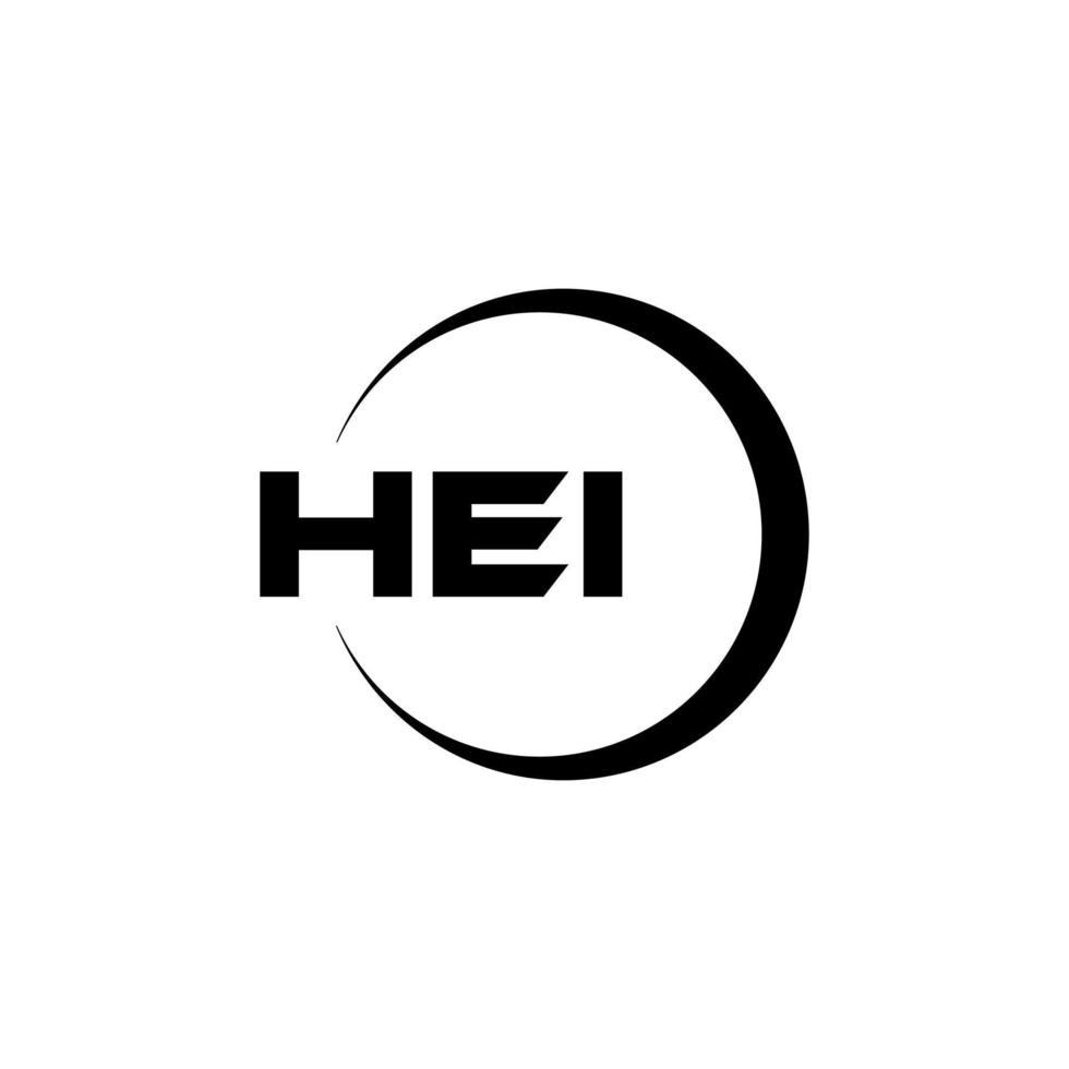 hi-brief-logo-design in der illustration. Vektorlogo, Kalligrafie-Designs für Logo, Poster, Einladung usw. vektor