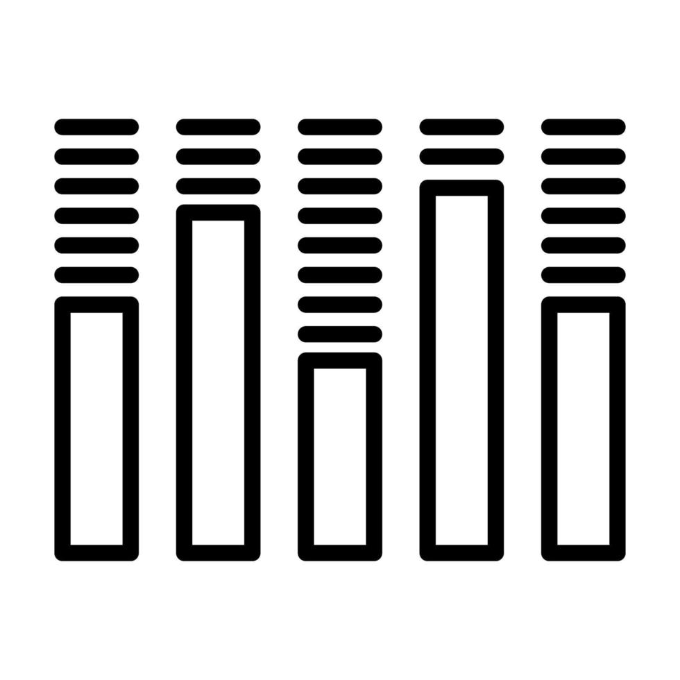 digitale Signalsymbollinie isoliert auf weißem Hintergrund. schwarzes, flaches, dünnes Symbol im modernen Umrissstil. Lineares Symbol und bearbeitbarer Strich. einfache und pixelgenaue strichvektorillustration vektor