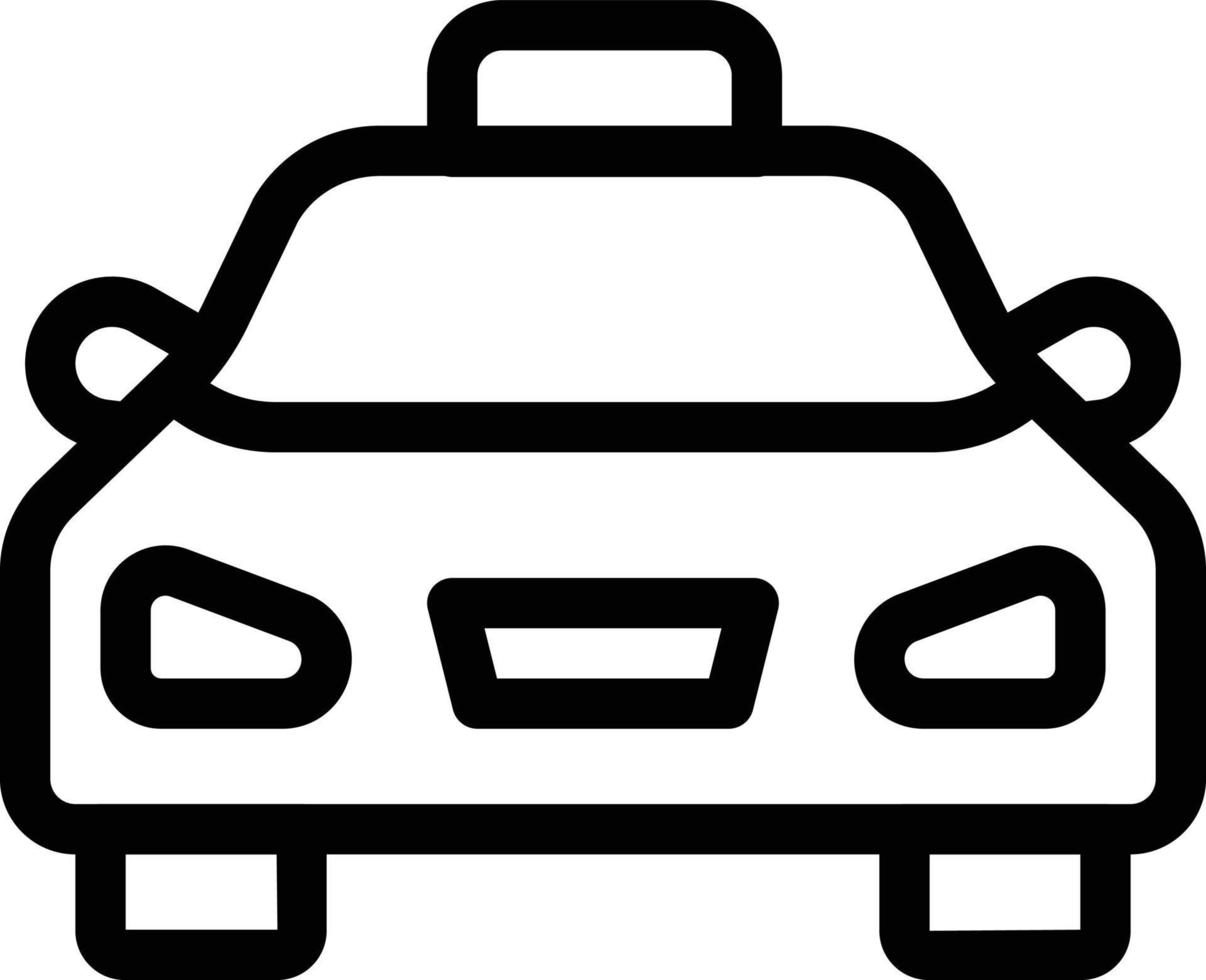 taxi-vektorillustration auf einem hintergrund. hochwertige symbole. vektorikonen für konzept und grafikdesign. vektor