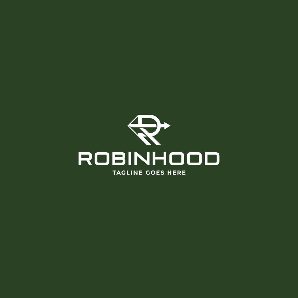 Robinhood-Logo oder Icon-Design vektor
