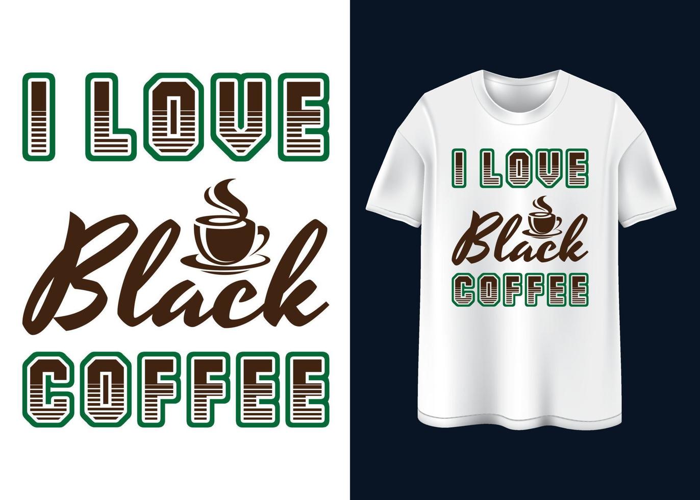 kaffe t-shirt design vektor