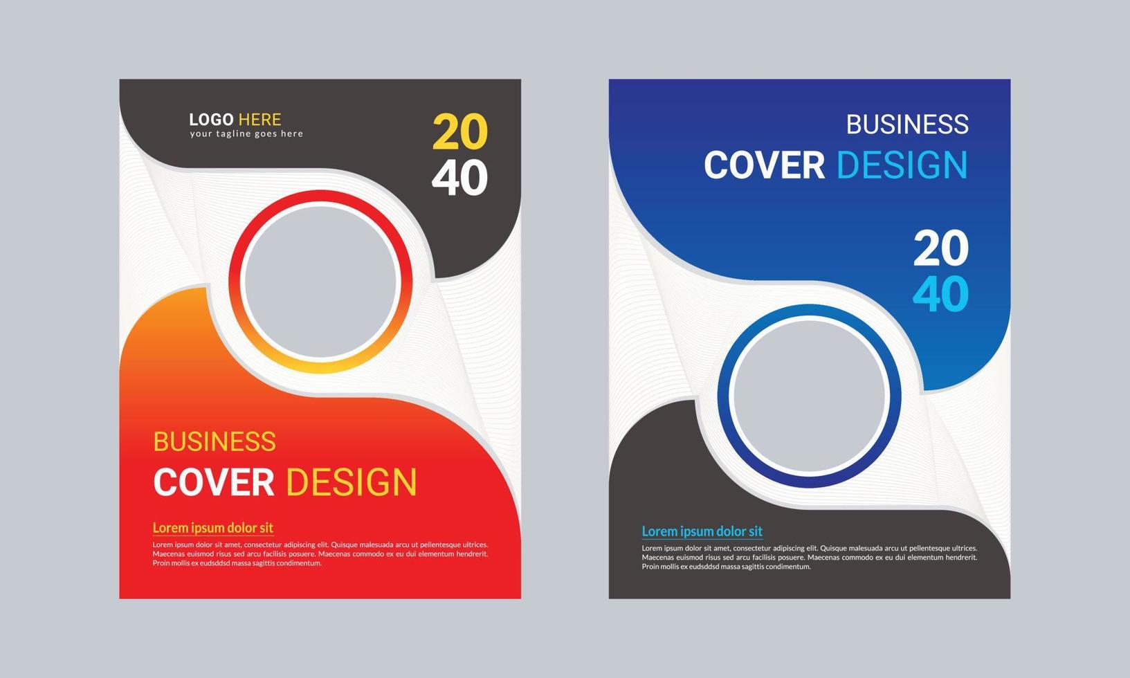 företags- bok omslag design mall. kan vara Begagnade för broschyrer, årlig rapporter, tidningar, affischer, företag presentationer, portföljer, flygblad, banderoller, och webbplatser. vektor