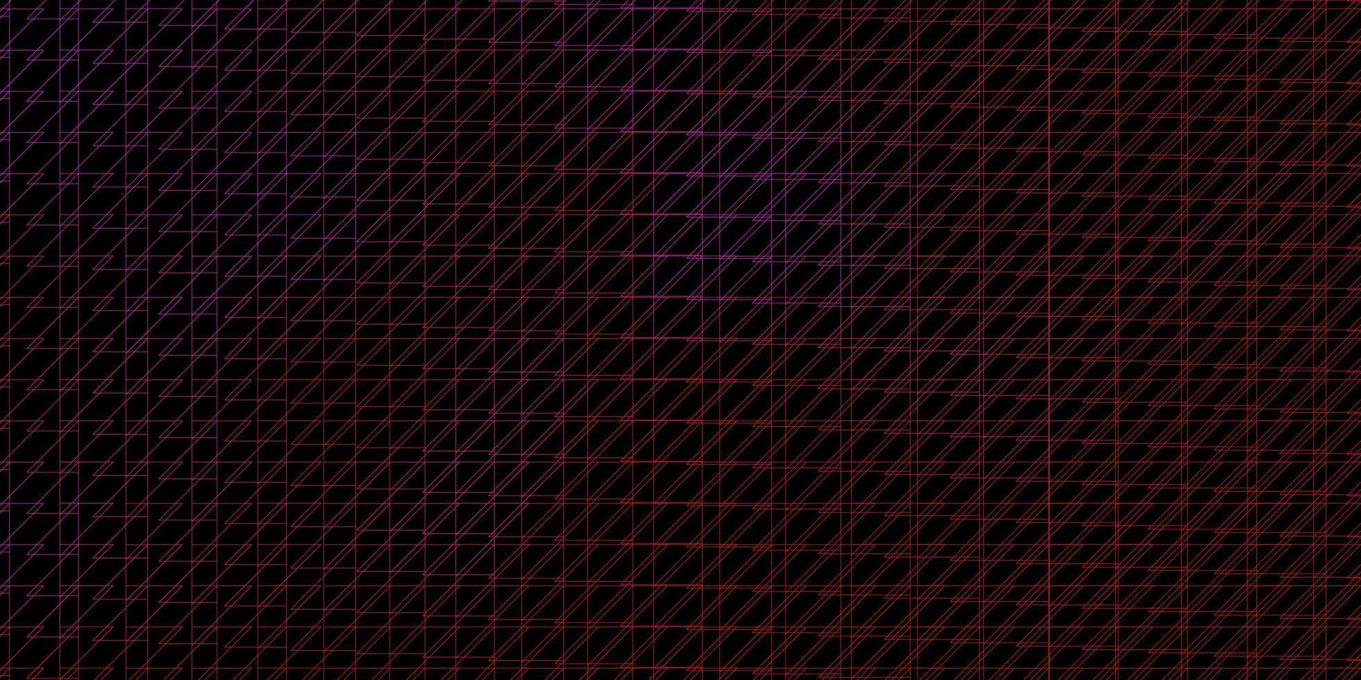 dunkelrosa Vektorhintergrund mit Linien. vektor