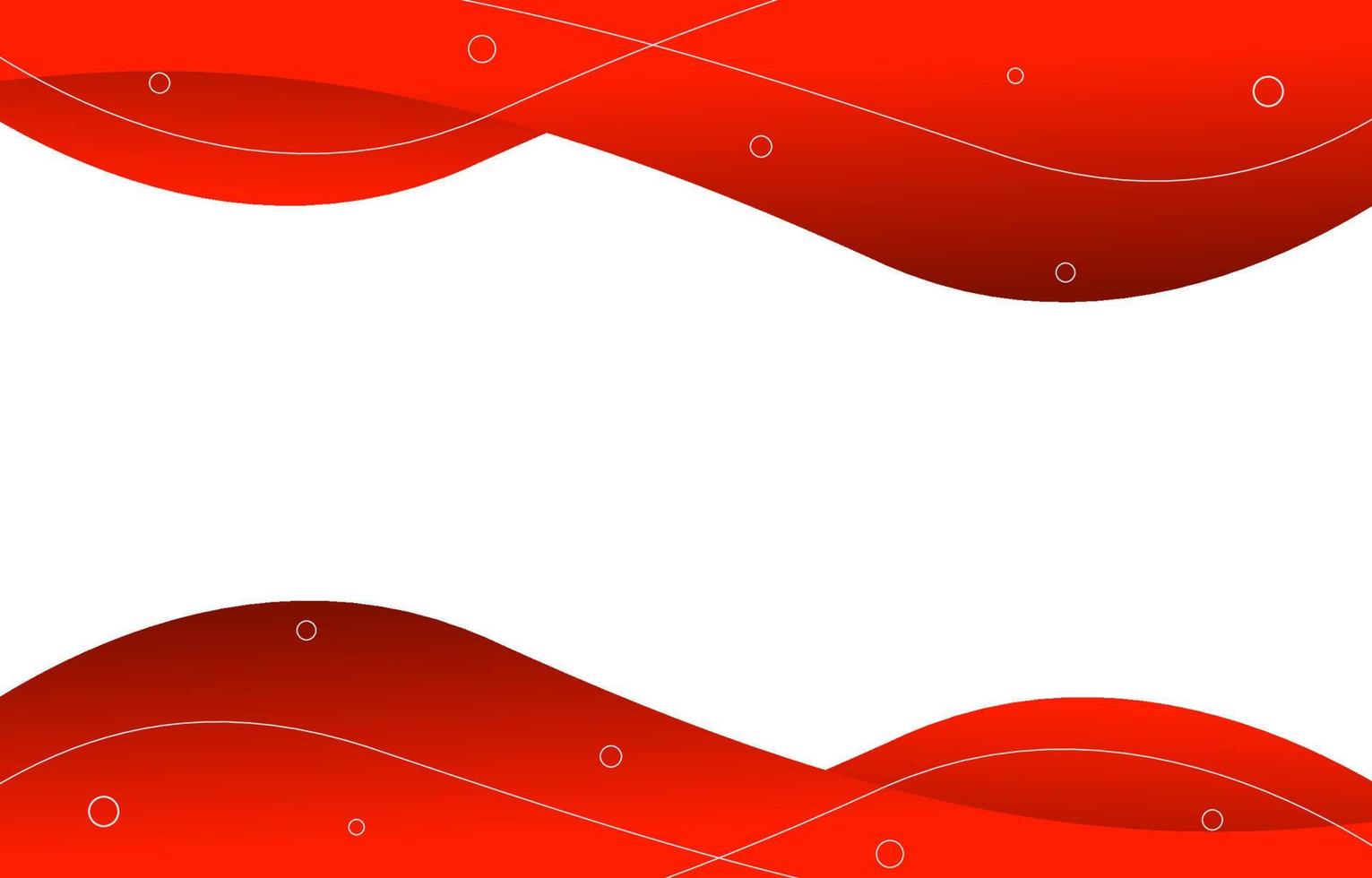 abstrakter hintergrund der roten kurvengrenze auf weißem schablonenhintergrund. anpassbar für Banner, Cover, Urkunde vektor