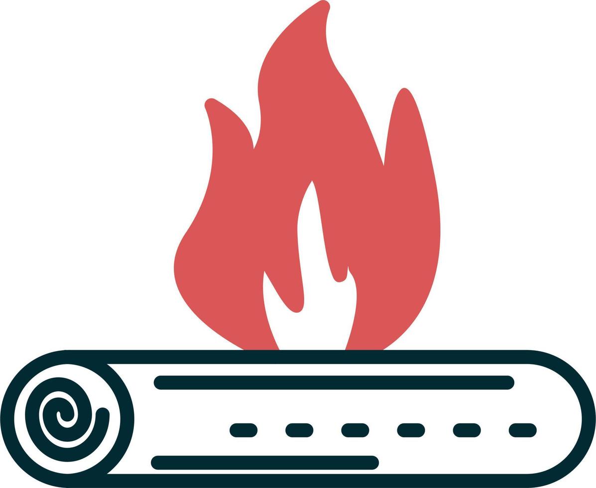 Symbol für Feuervektor vektor