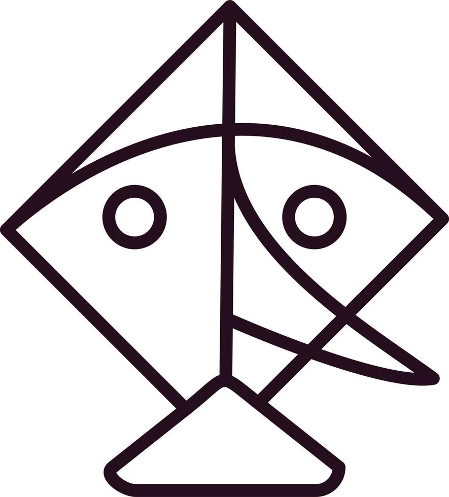 Drachen-Vektor-Symbol vektor