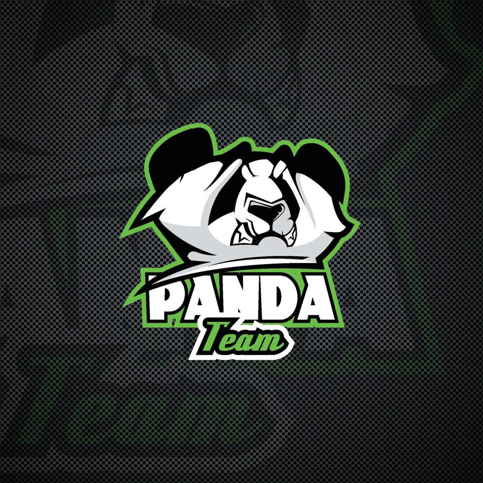 panda logotyp mall. eps 10 vektor grafik.