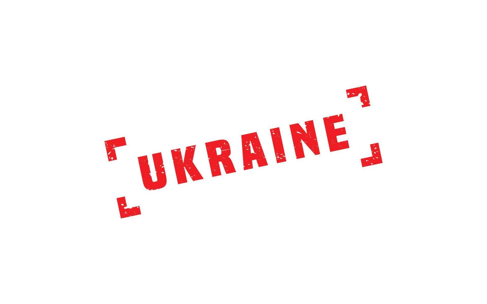 Ukraine-Stempel mit Grunge-Stil auf weißem Hintergrund vektor