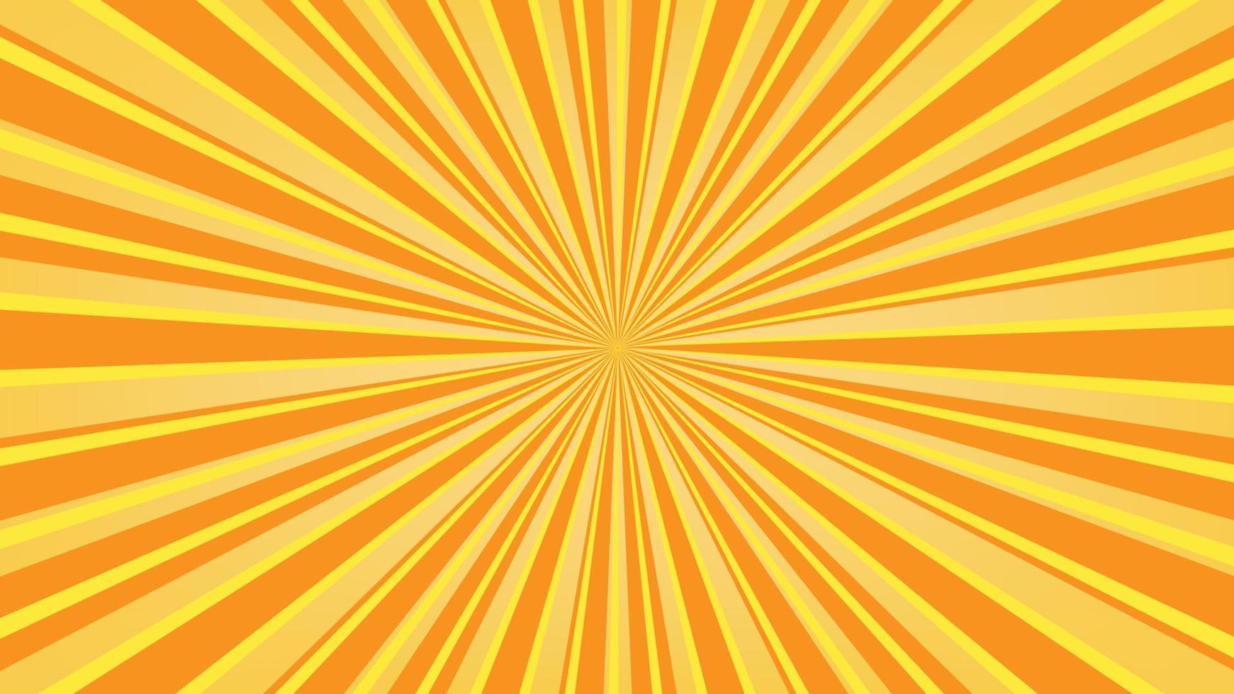 abstrakter gelber sonnendurchbruchmusterhintergrund für modernes grafikdesignelement. glänzender strahlkarikatur mit buntem für websitefahnentapete und plakatkartendekoration vektor