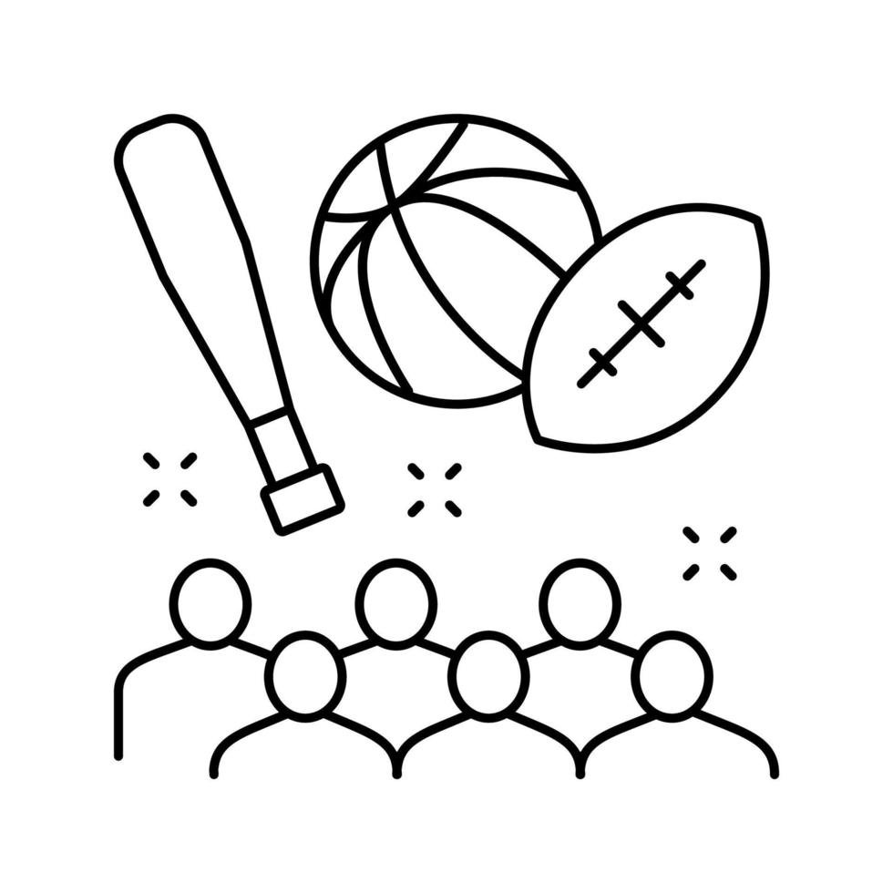 sport kinder party linie symbol vektor illustration