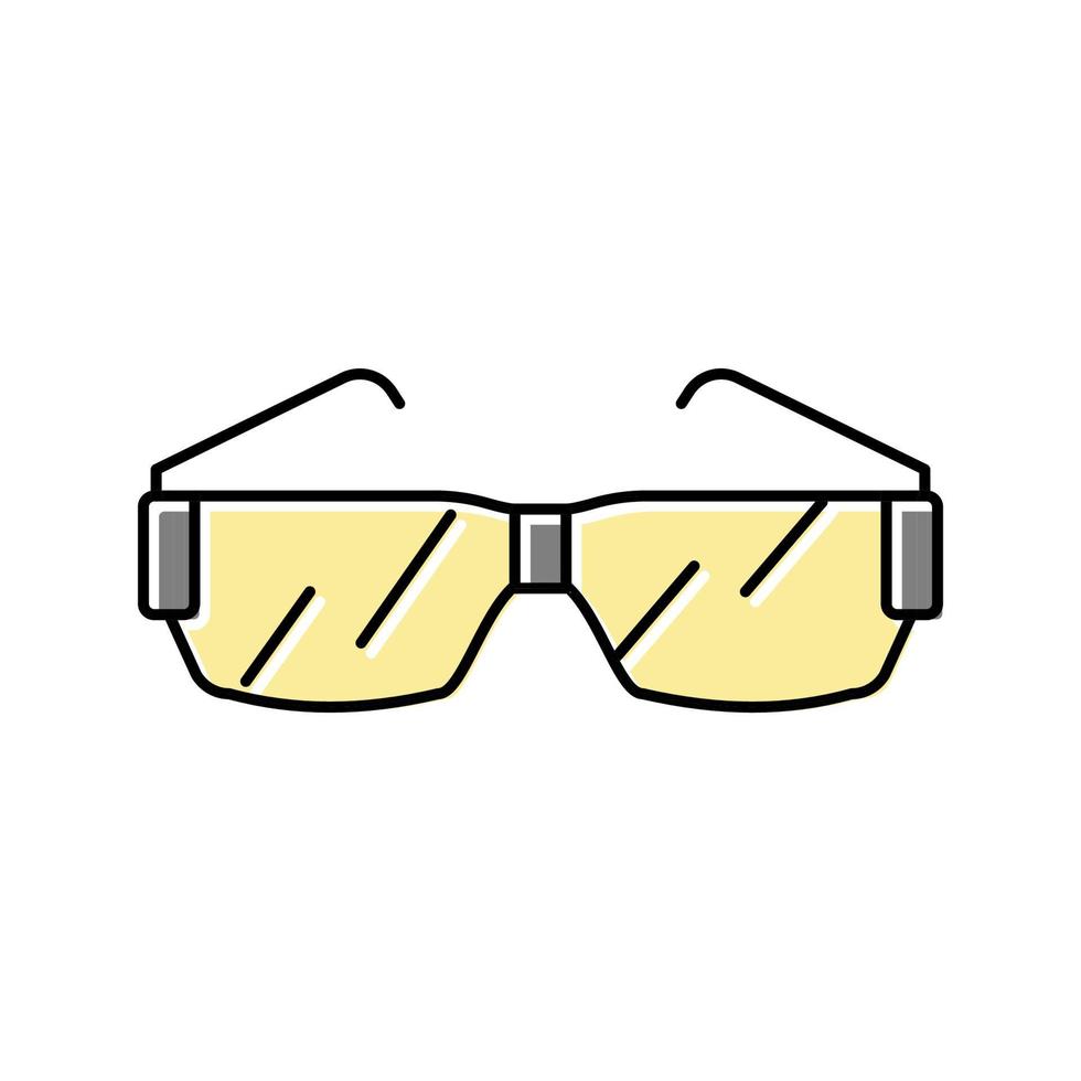 Computerbrille Farbe Symbol Vektor Illustration