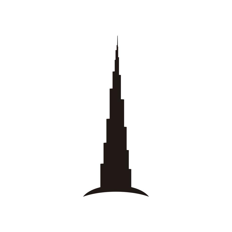Turm minimalistisches Logo-Design-Vektorsymbol vektor