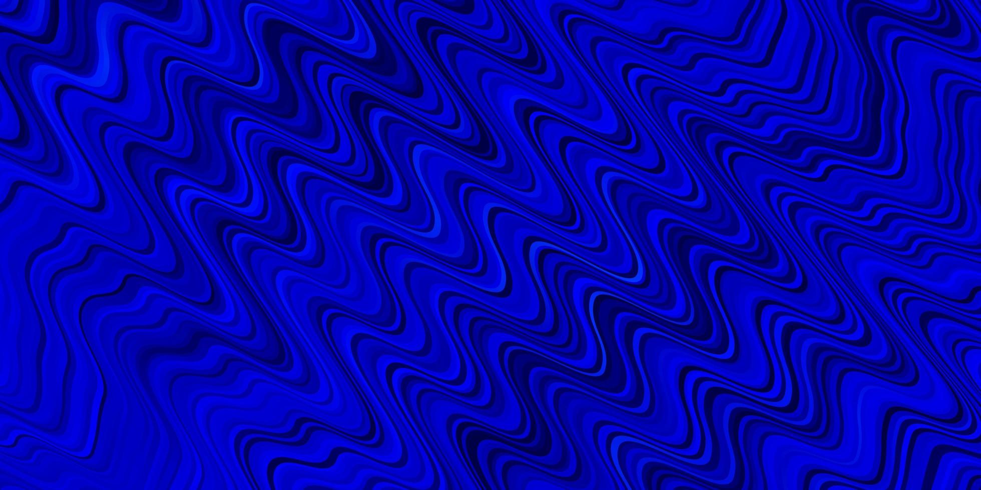 dunkelblauer Vektorhintergrund mit trockenen Linien. vektor