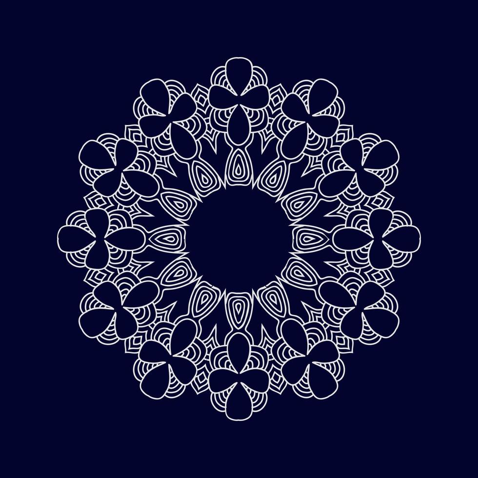 islamic mandala bakgrund vektor illustration