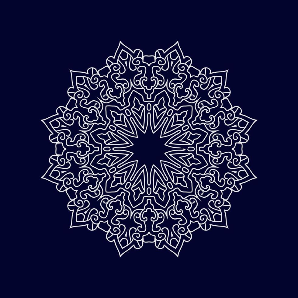 mandala mönster design bakgrund vektor illustration