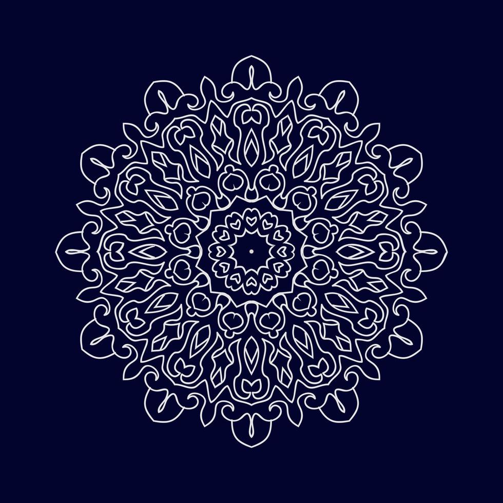 Mandala entwirft Hintergrundvektorillustration vektor