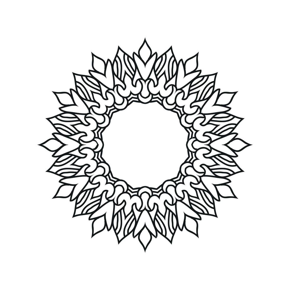 blomma mandala bakgrund design vektor illustration