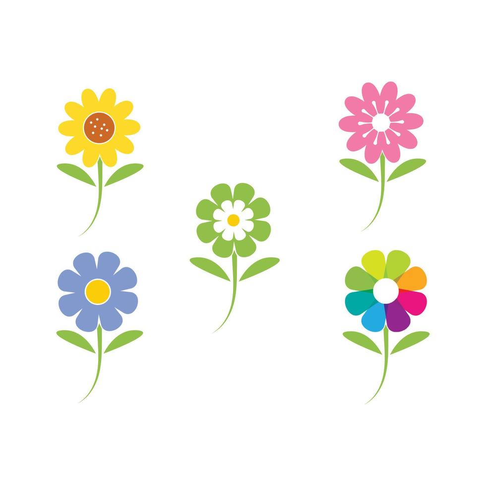blomma ikon vektor illustration design