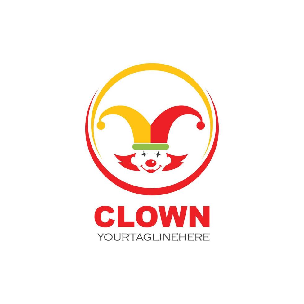 Clown Illustration Vektor Icon Design