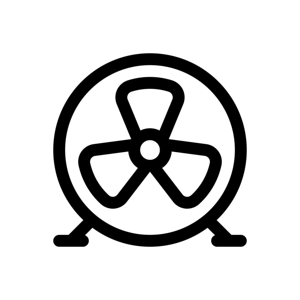 Fan-Symbol auf weißem Hintergrund. Vektor-Illustration. vektor