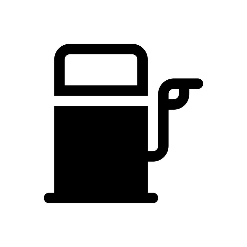 Tankstellensymbol, Verkehrssymbol. Vektortankstelle. Abbildung im weißen Hintergrund vektor