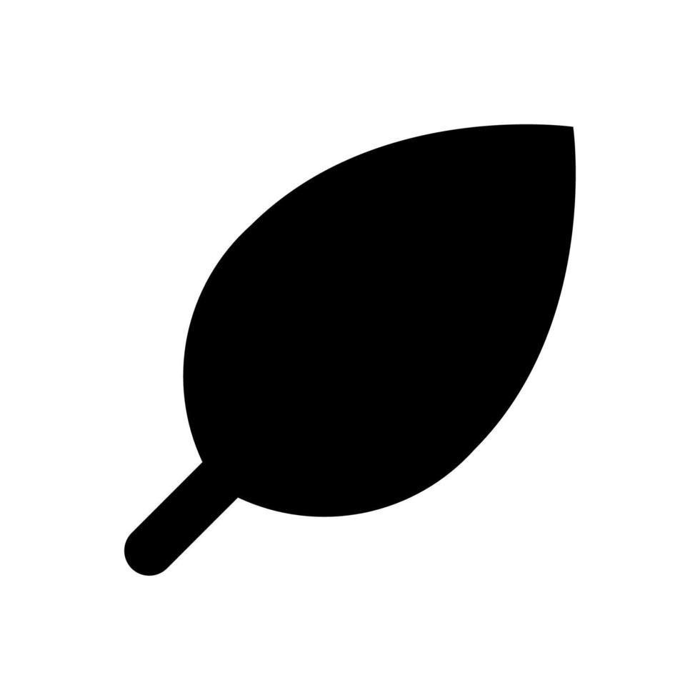 Blattsymbol, Vektorblattsymbol, im trendigen flachen Stil isoliert auf weißem Hintergrund. Blattsymbolbild, Blattsymbolillustration vektor