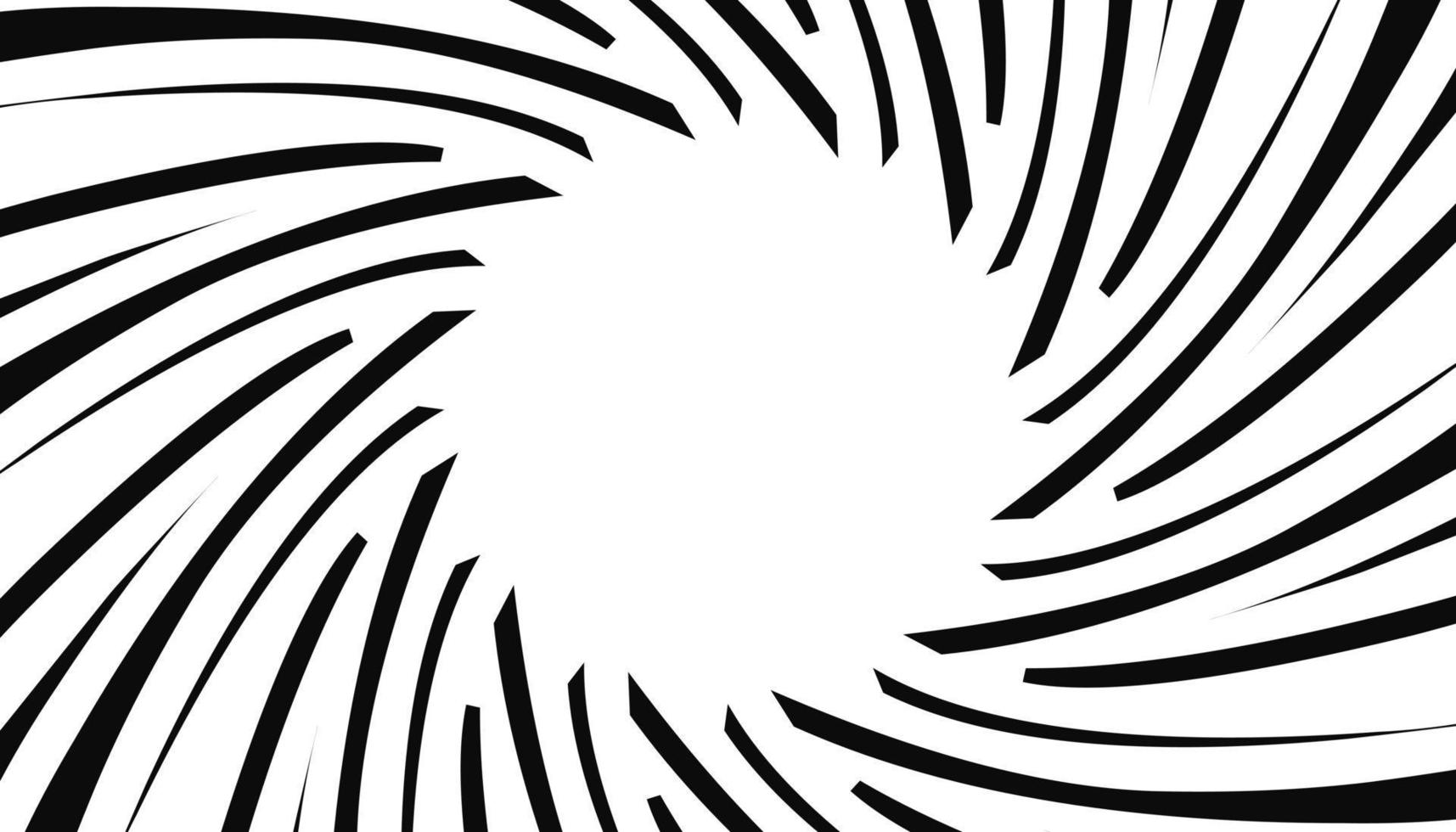weißer Illustrationshintergrund mit schwarzem Spiralmuster vektor