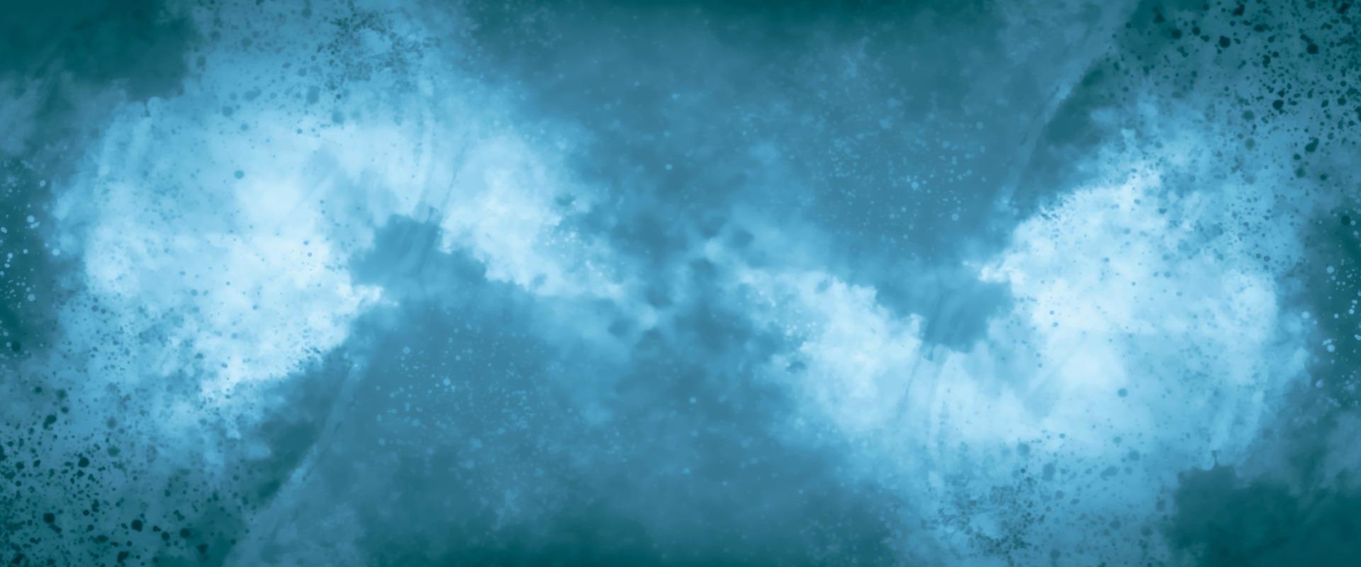 blå vattenfärg och papper textur. skön mörk lutning hand dragen förbi borsta grunge bakgrund. vattenfärg tvätta aqua målad textur stänga upp, grungy design. blå nebulosa gnistra stjärna universum vektor