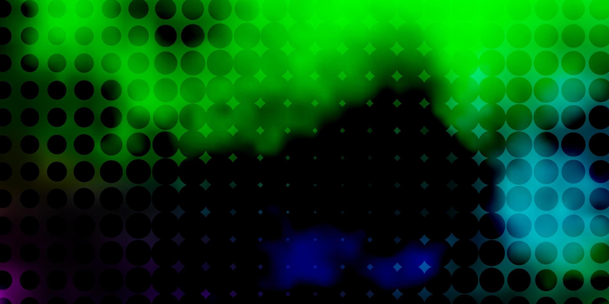 ljusrosa, gröna vektormall med cirklar. vektor