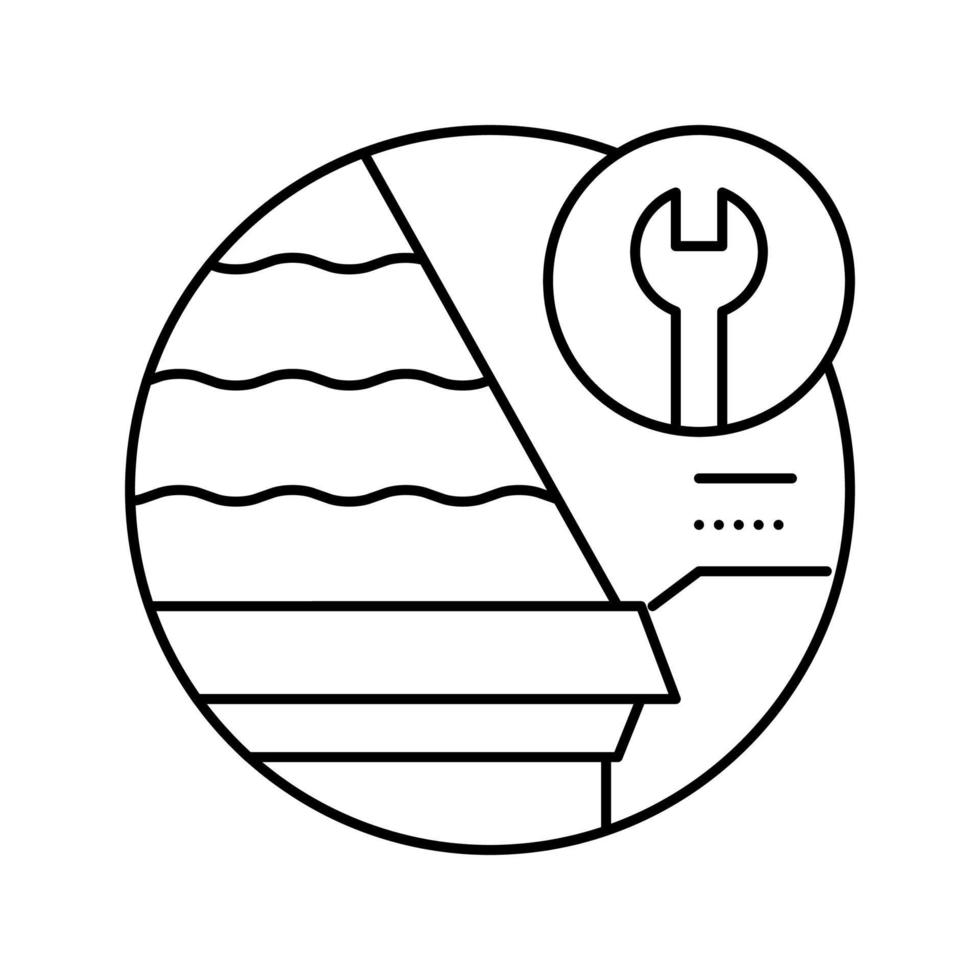 Starterstreifen Symbol Leitung Vektor Illustration