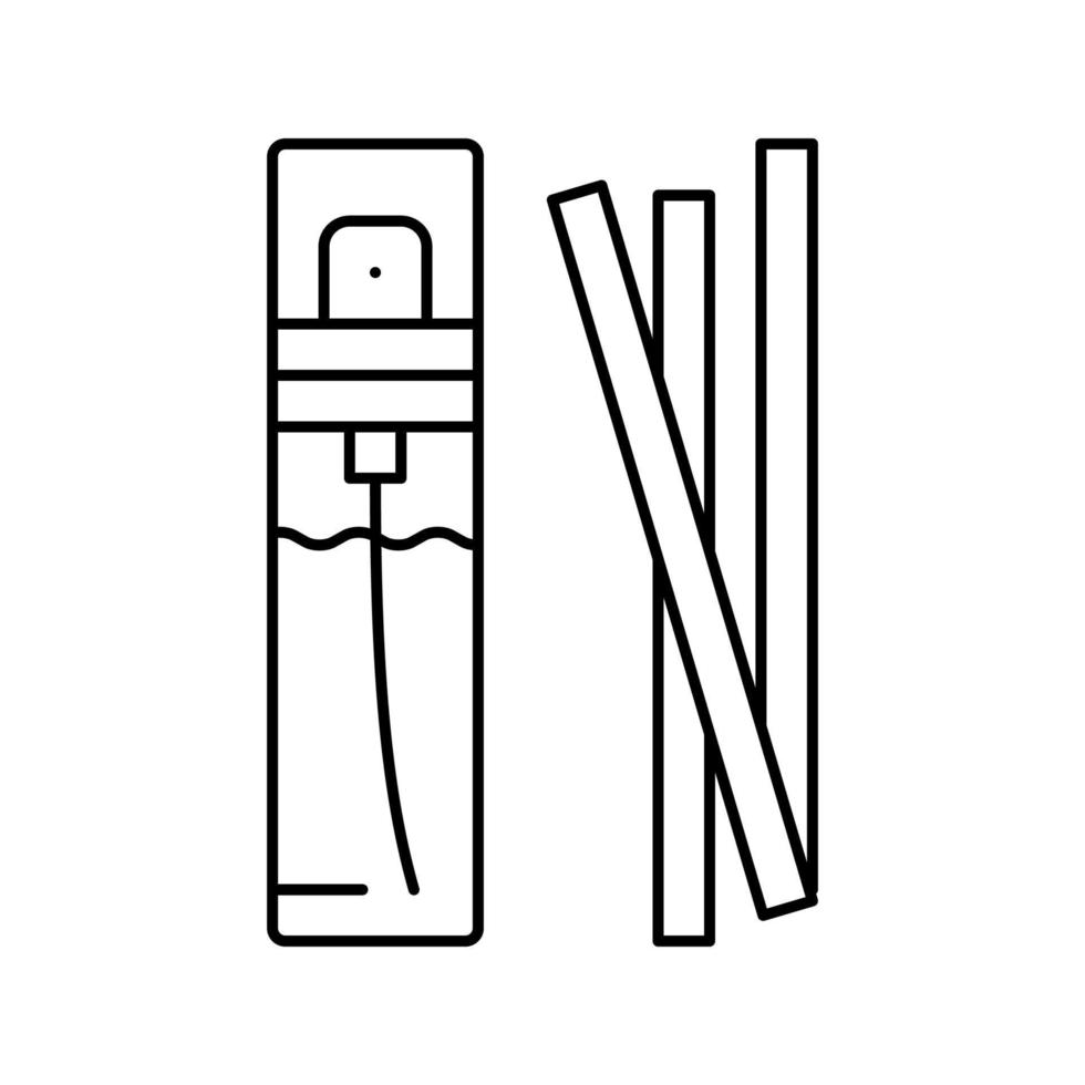 Tester Parfüm Kosmetiklinie Symbol Vektor Illustration