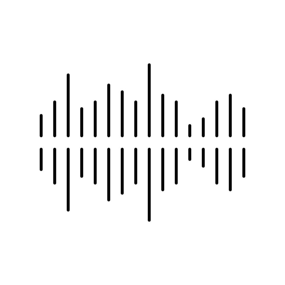 frekvens brus färg ikon vektor illustration