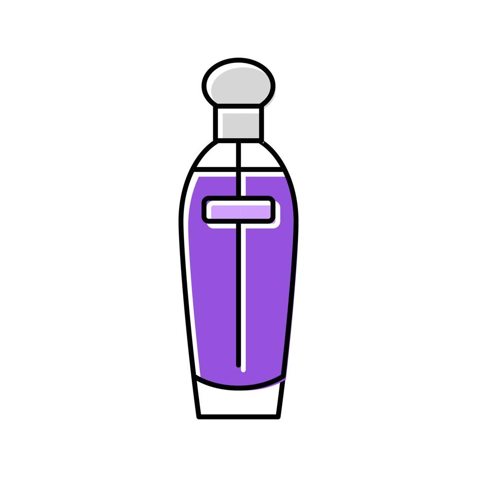 kosmetische Duftflasche Parfümfarbe Symbol Vektor Illustration