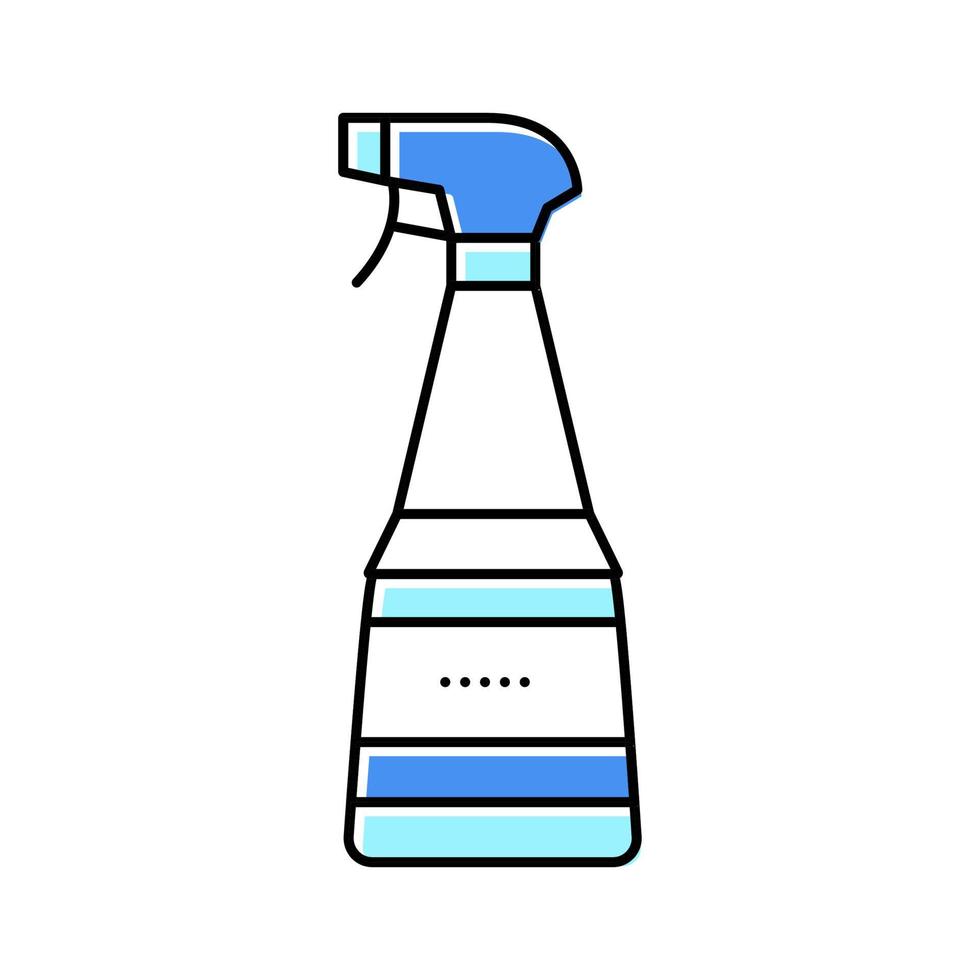 Faltenglättung Spray Farbe Symbol Vektor Illustration