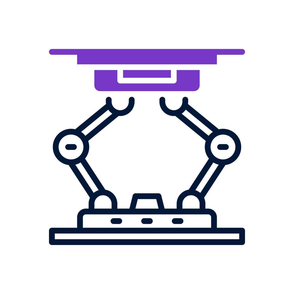 Hydraulikheber-Symbol für Ihre Website, Ihr Handy, Ihre Präsentation und Ihr Logo-Design. vektor