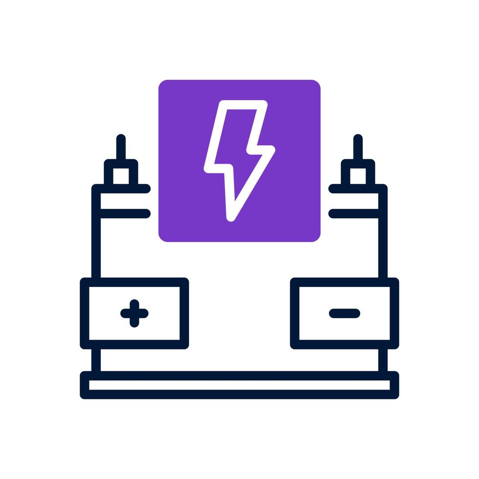 Autobatterie-Symbol für Ihre Website, Handy, Präsentation und Logo-Design. vektor