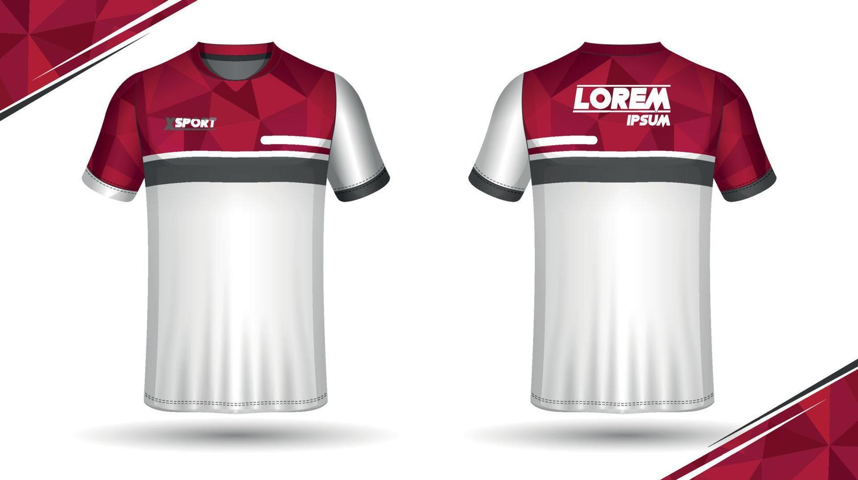 fotboll jersey design för sublimering, sport t skjorta design vektor