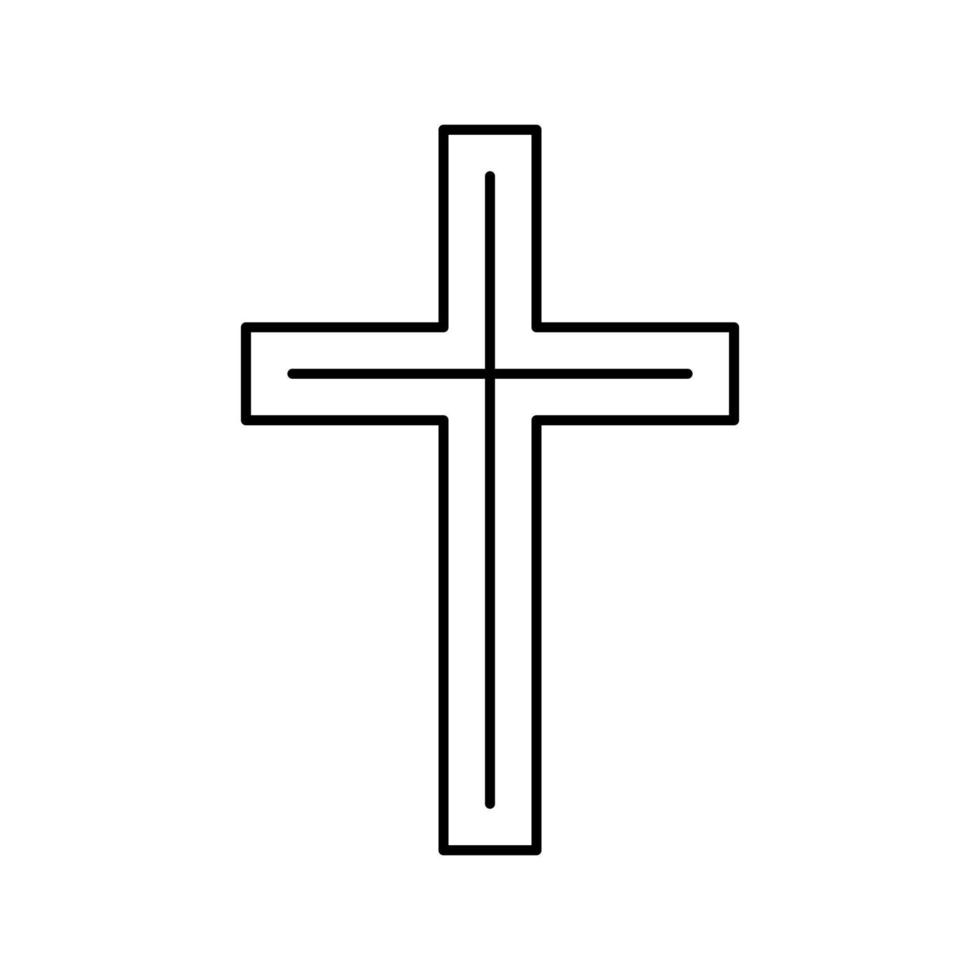 Christentum Religion Symbol Leitung Vektor Illustration