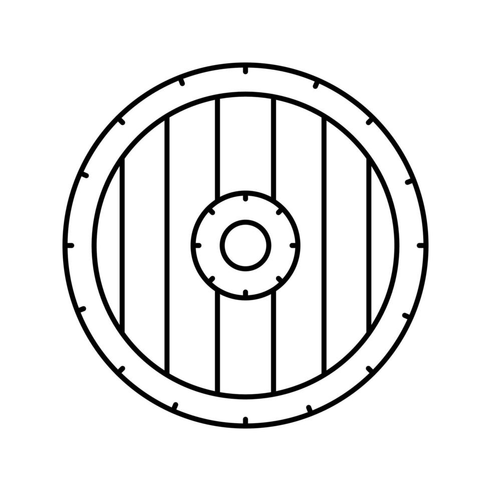 Schild mittelalterliche Symbol Leitung Vektorgrafik vektor