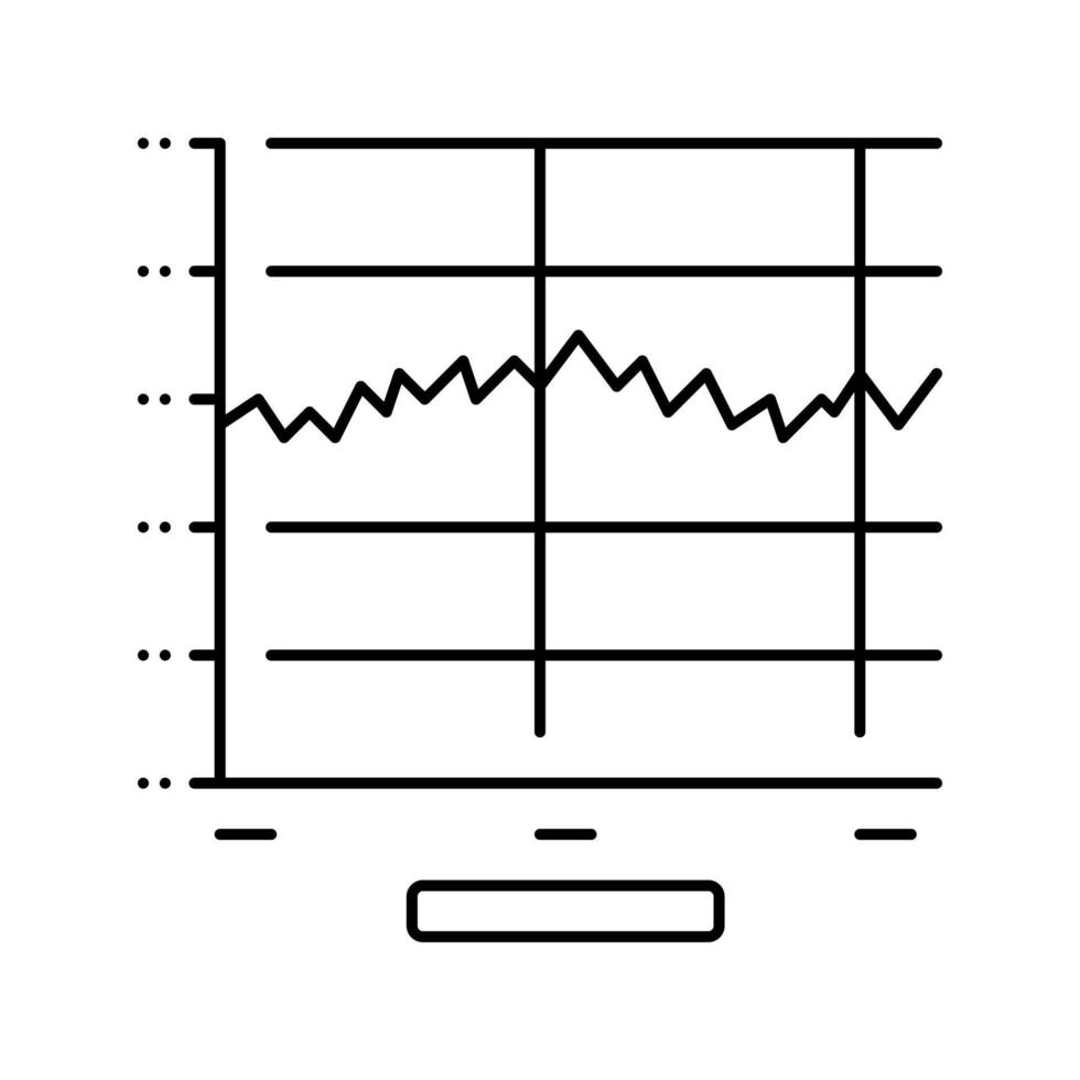 Grafik Sound Vibrationslinie Symbol Vektor Illustration