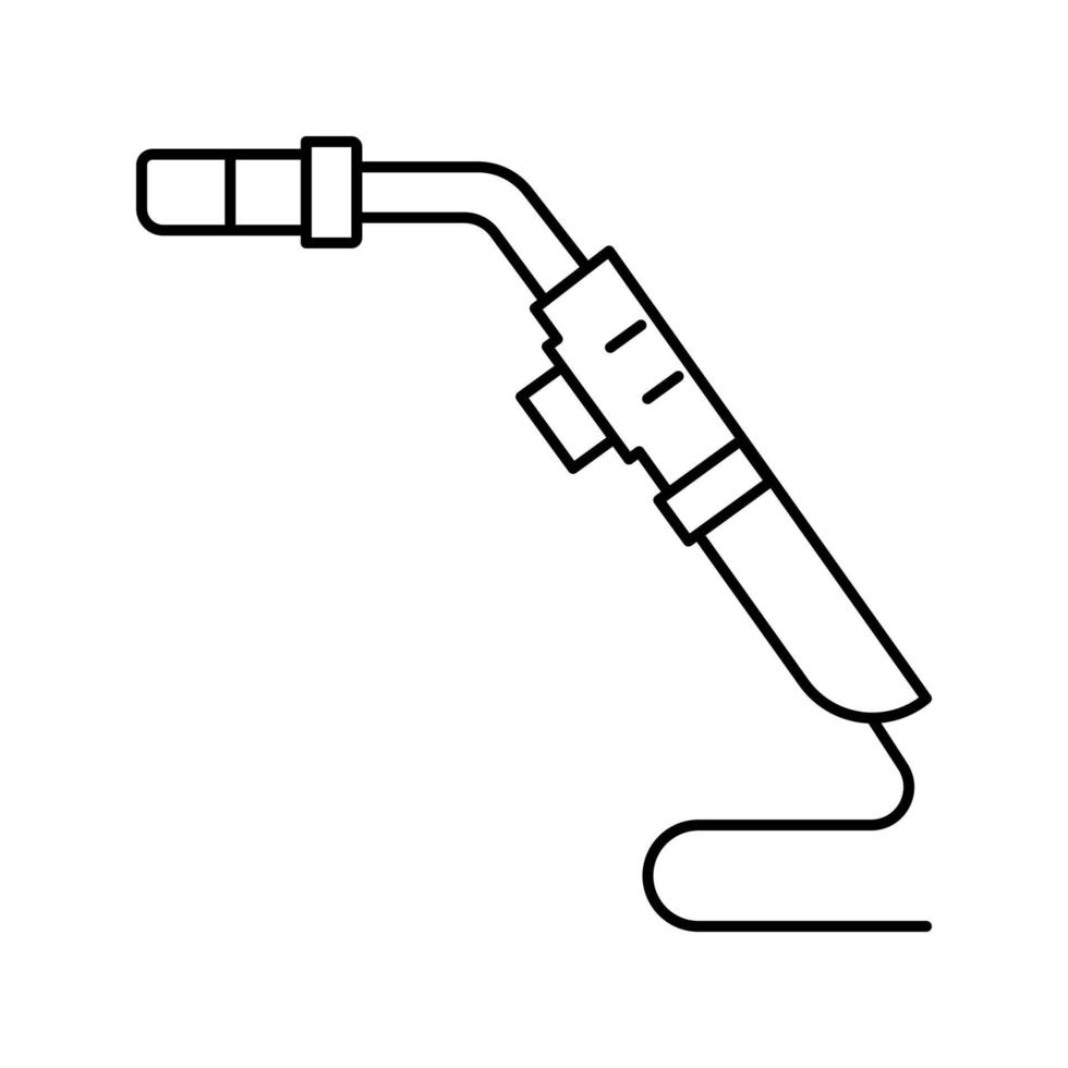 Ausrüstung Schweißlinie Symbol Vektor Illustration