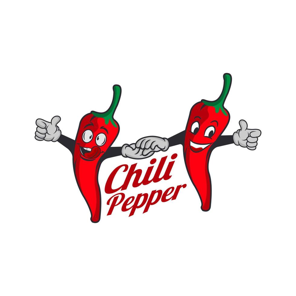 röd varm chili peppar karaktär med brinnande lågor illustration av en rolig tecknad serie röd varm chili peppar krydda, med brinnande lågor för mexikansk och söder amerikan mat recept vektor