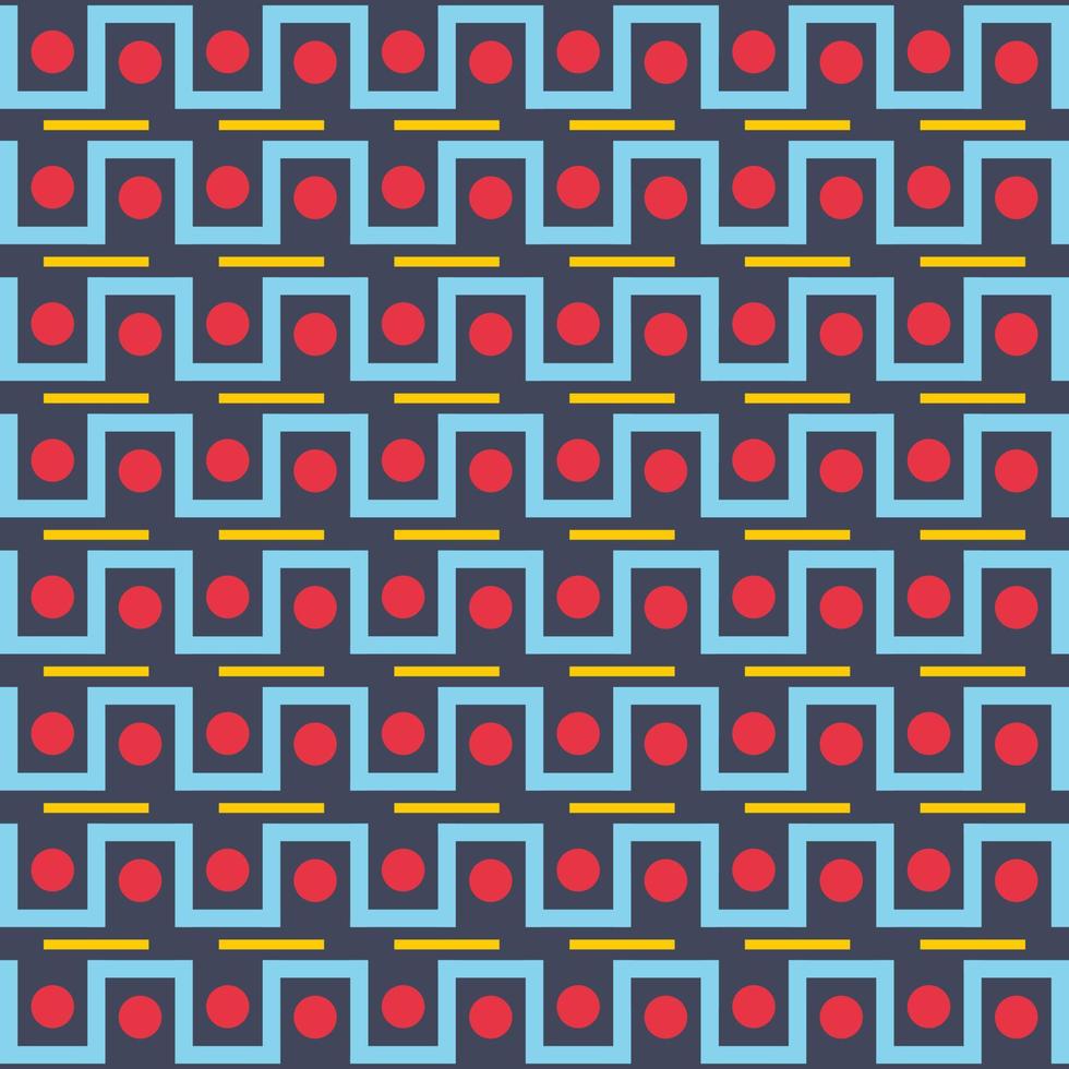 ethnisches Muster, geometrisches ethnisches Musterdesign für Hintergrund oder Tapete. Vektor-Illustration vektor