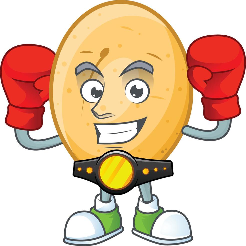 Kartoffel-Cartoon-Charakter-Stil vektor