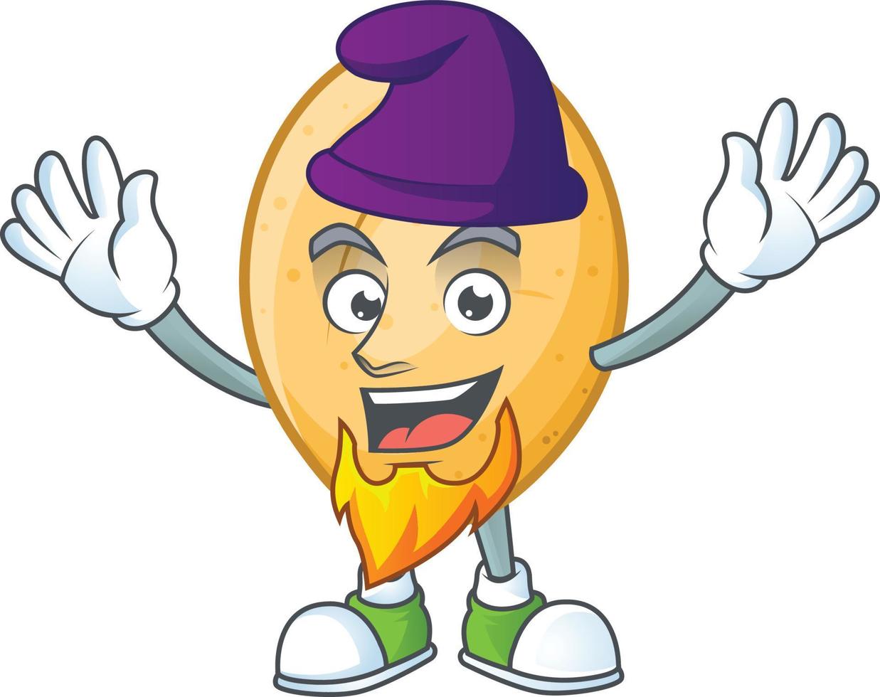 Kartoffel-Cartoon-Charakter-Stil vektor