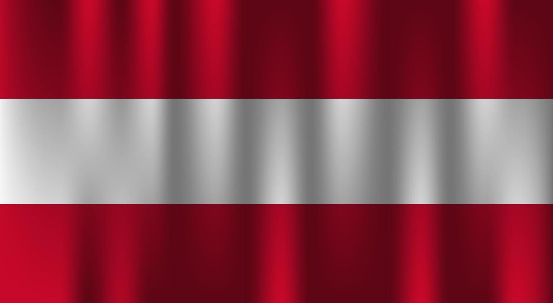 flagge des landes österreich nation symbol 3d textil satin effekt hintergrundbild vektor