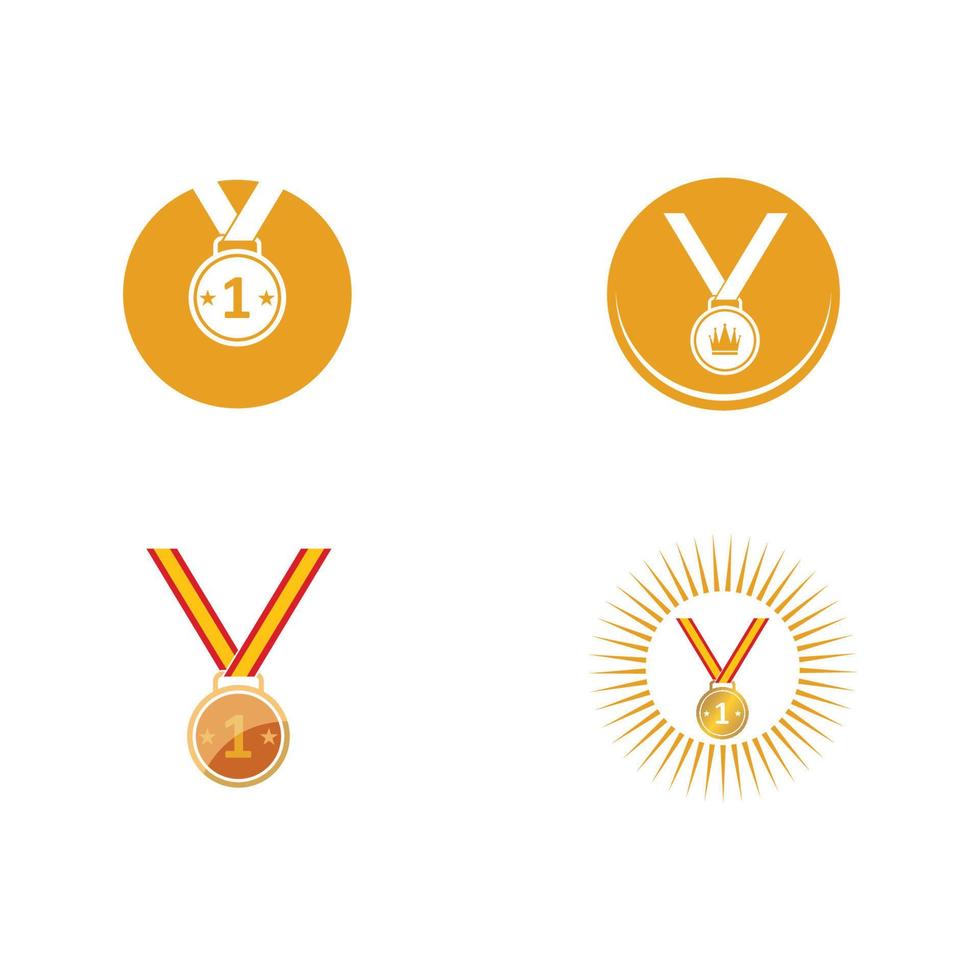 Medaille Symbol Vektor Illustration Design