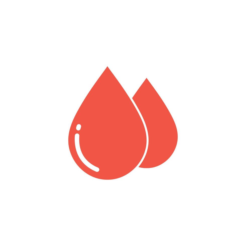 Blut-Logo-Symbol-Vektor-Illustration vektor